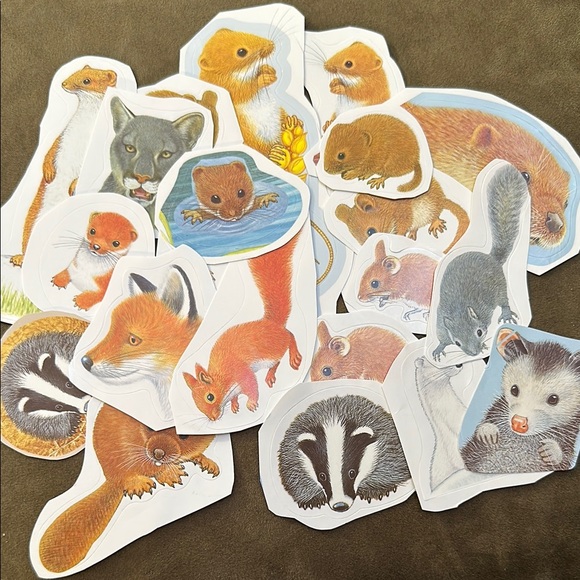 Animal Stickers for Small Pets - Multicolor 20 stickers - Picture 8 of 12